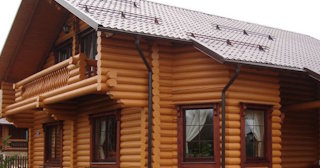 Строительство дома из оцилиндрованного бревна в Нягани - от 133731 рублей